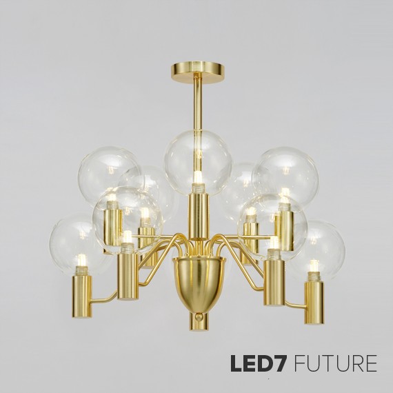 Loft Industry Modern - Moon Chandelier